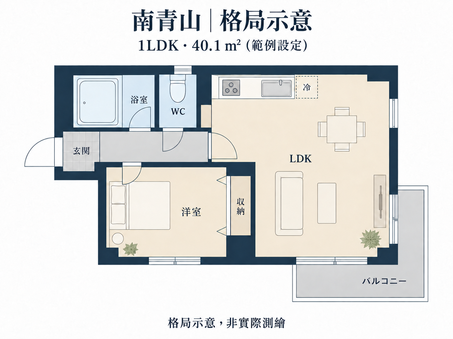 南青山 1LDK