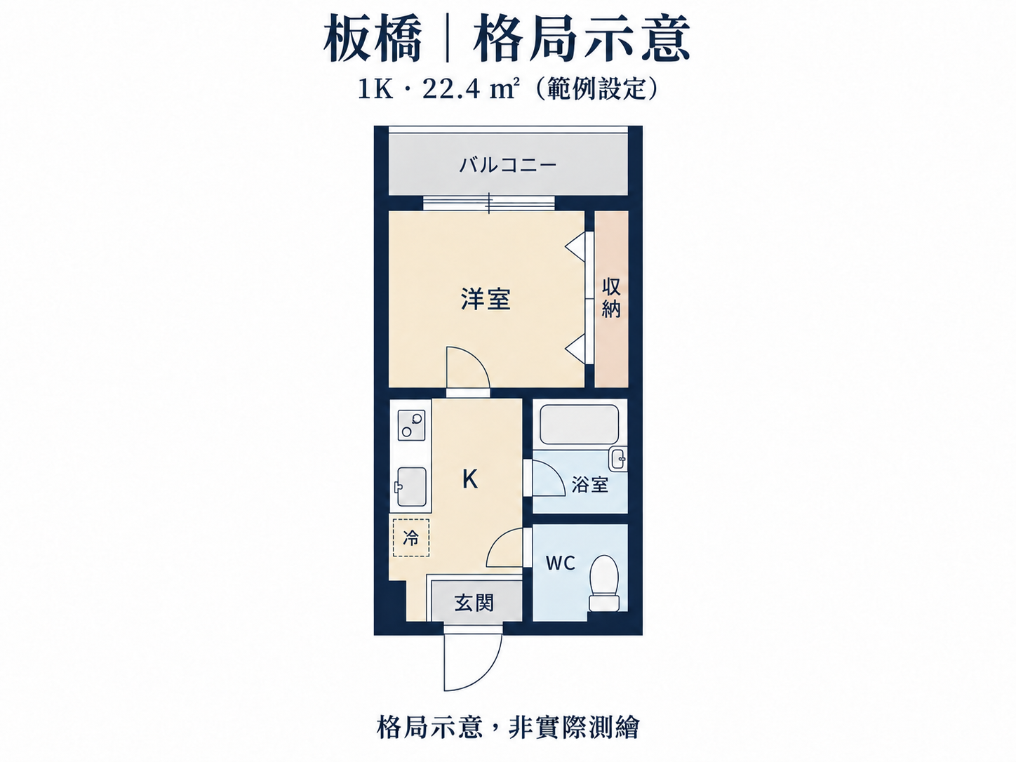 板橋 1K